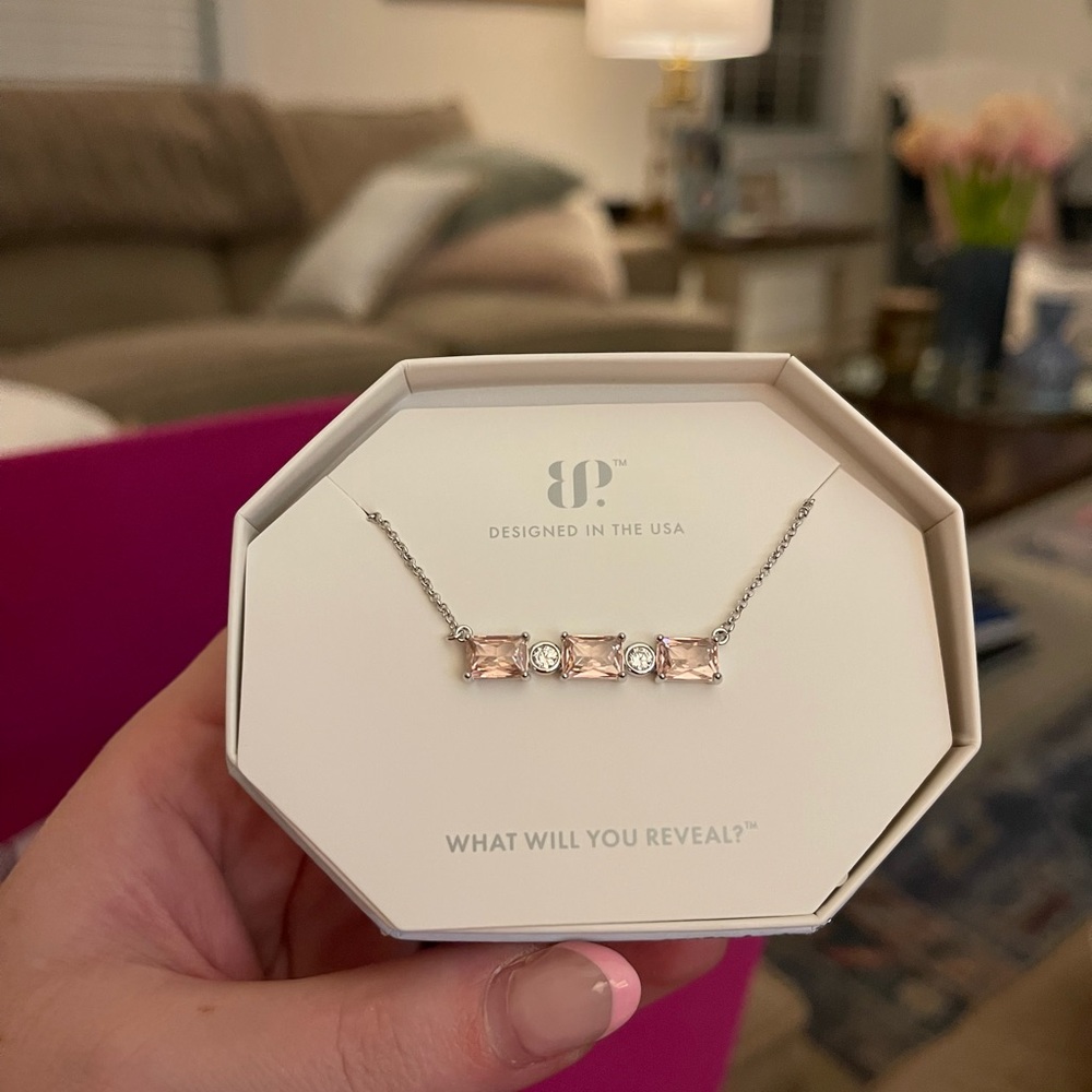 Bomb Party Rose Quartz Necklace